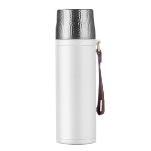 小北家保温杯便携锤纹水杯子陶瓷内胆茶水分离杯盖泡茶焖泡焖茶杯