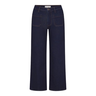 【春夏新品首降】FRAME女士复古高腰高弹直筒牛仔裤 ANCHOR PANT