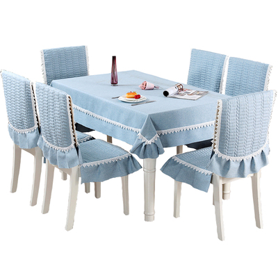 佳月圆布艺夹棉餐椅垫桌布简约风