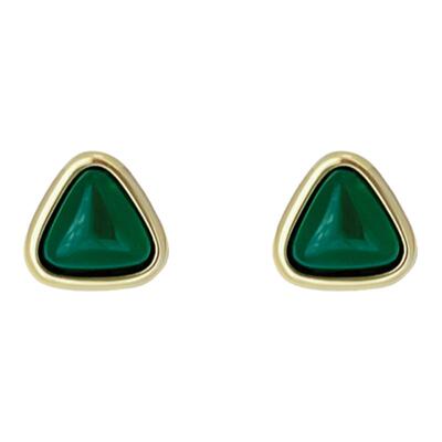 SOL DE VERANO蕃秀 戈雅狂想·绿橄榄耳环精致轻奢复古夸张送女