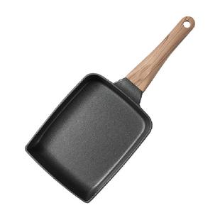 卡罗特玉子烧煎锅厚蛋烧专用早餐锅不粘钛锅煎蛋饼神器方形平底锅