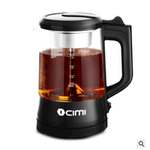 西麦10A煮茶器黑茶普洱玻璃电热水壶蒸茶壶 自动保温蒸汽电煮茶壶