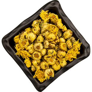 懿呈 胎菊花茶王正宗无熏硫桐乡头采干菊新花草叶罐装35g