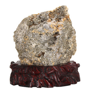 黄铁矿金矿石铜矿石奇石天然原石摆件招财客厅玄关办公室观赏石头