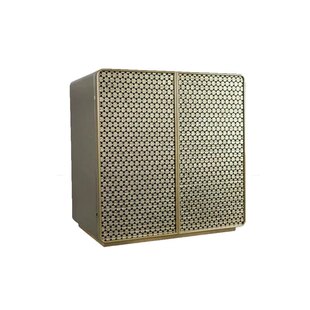 意式轻奢保险箱家用金属设计师防盗时尚储物柜高级感皮革珠宝柜