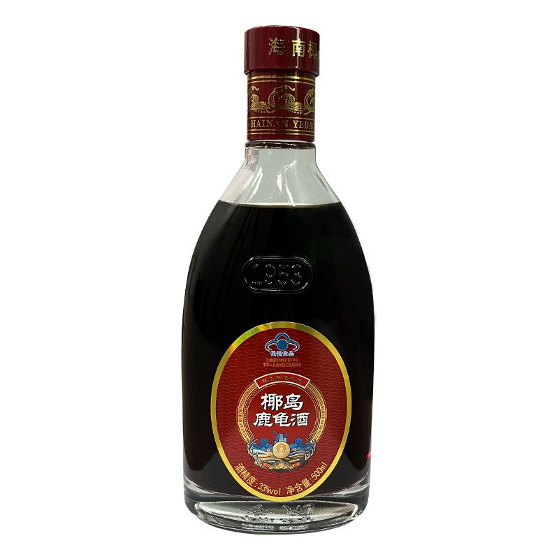 正宗海南椰岛鹿龟酒礼盒装