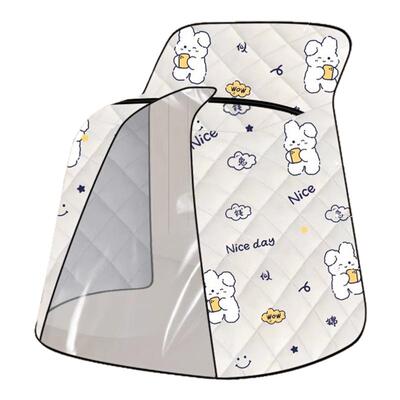 适用雅迪电动车挡风被四季遮阳罩