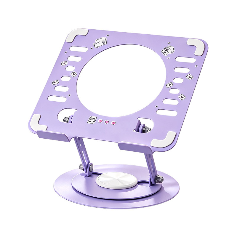 可升降笔记本支架可旋转升降360度散热多功能平板通用书桌支架
