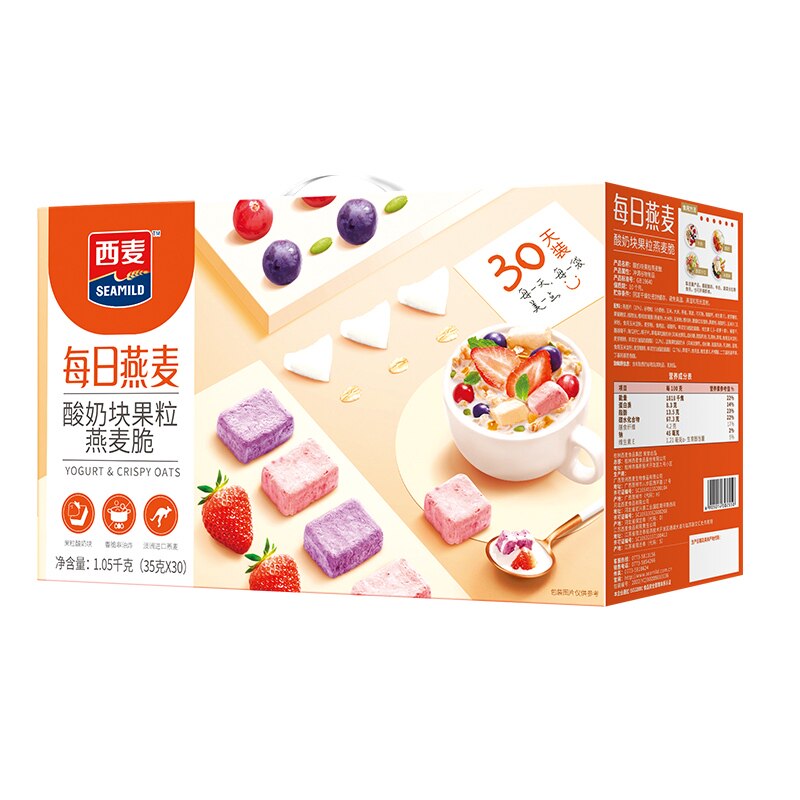 西麦每日燕麦酸奶块果粒燕麦脆