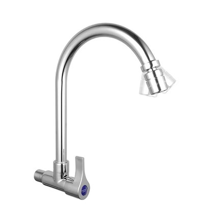 全铜万向嘴厨房水龙头入墙式