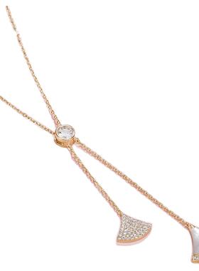 银杏裙摆设计项链时尚个性锁骨链