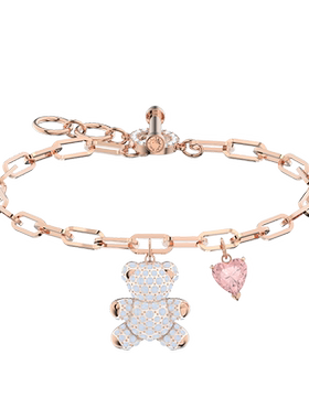 施华洛世奇心动小熊手链