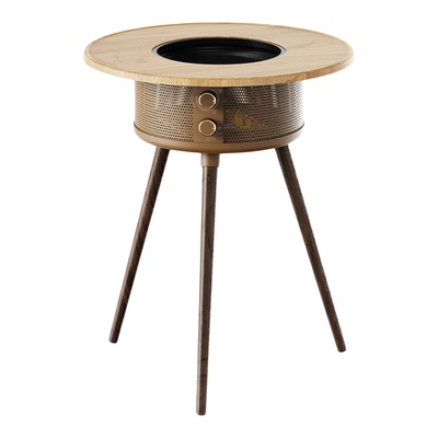 艾美特围炉煮茶桌2025新款室内家用取暖器烤火盆烤炉AIR13pro