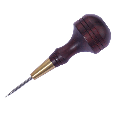 檀木圆锥皮革锥子直锥皮具扩孔