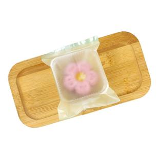 桃花酥包装袋透明中式点心盒子枣花酥繁花酥樱花酥荷花酥加厚袋子