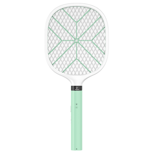 雅格电蚊拍充电式家用超强力灭电网拍打蚊子苍蝇拍2026年新品
