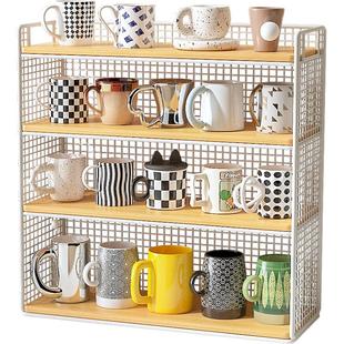 桌面杯架置物架餐桌杯子收纳架桌上水杯架茶杯架多层杯架子展示架