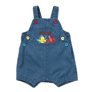 日本 BREEZE 2025夏新生儿宝宝裤柔软透气轻薄尼莫丑鱼龙虾背带裤