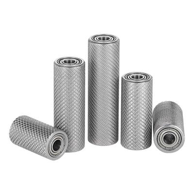 网纹滚花从动轮滚筒铁惰轮Φ60