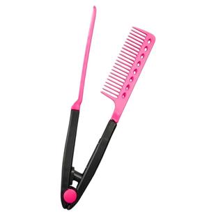 蓬松高颅顶神器发根蓬松梳V型梳子发夹男士专用 造型发梳美发工具