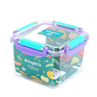 bringeco保鲜盒食品级Tritan塑料密封水果便当宠物猫粮狗粮密封罐