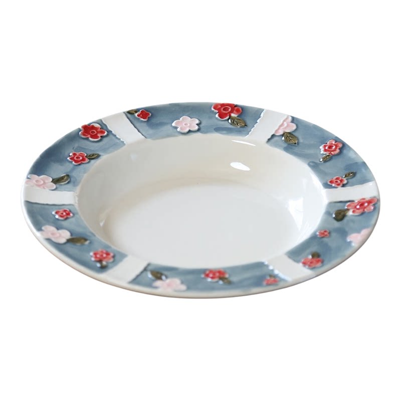 villatte astier de 手工黑陶土小碟小盘子水果盘adv法式复古餐具