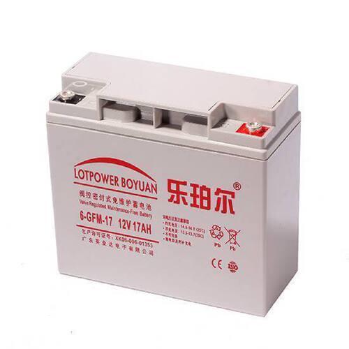 乐珀尔蓄电池6GFM1712V17AH消防照明UPS电源配套EPS直流屏