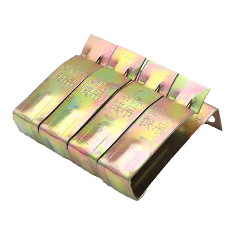 38快吊轻钢龙骨吊件集成吊顶配件丝杆吊钩彩锌大吊加宽加厚吊件钩