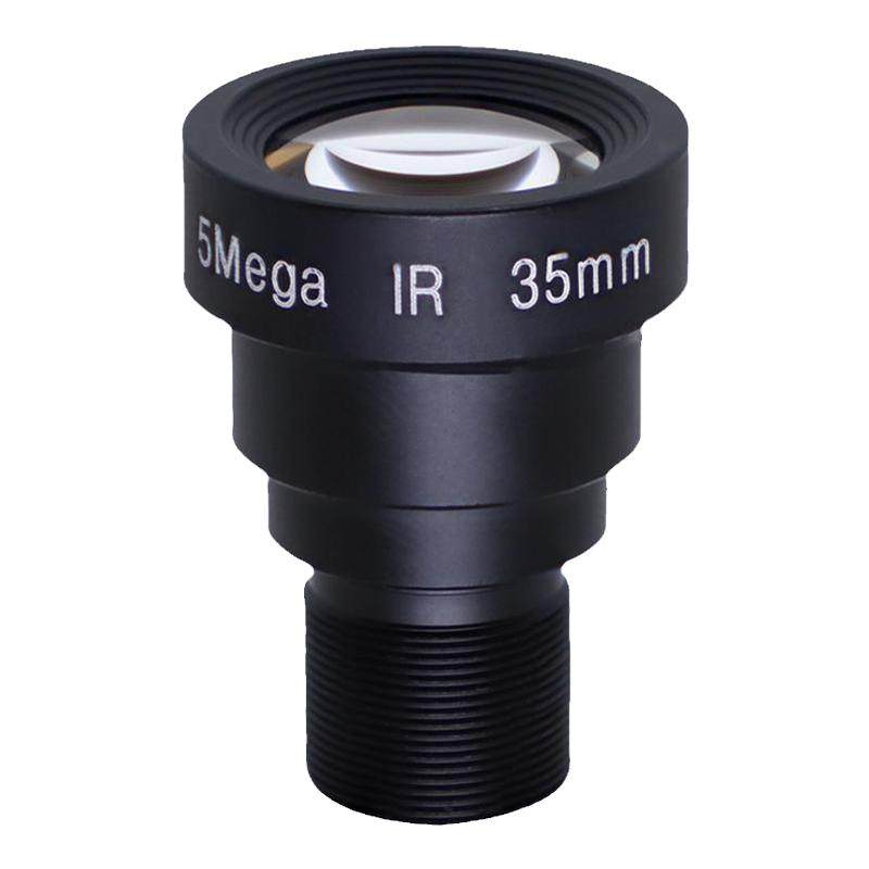 M12口工业镜头1/1.8寸S口镜头3.37mm定焦6-50mm转接C口相机低畸变