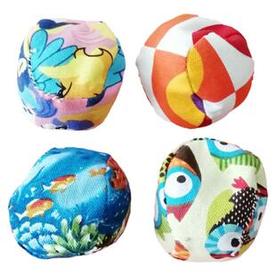 小学生丢沙袋球圆形不漏沙帆布沙包300克幼儿园户外体育儿童玩具