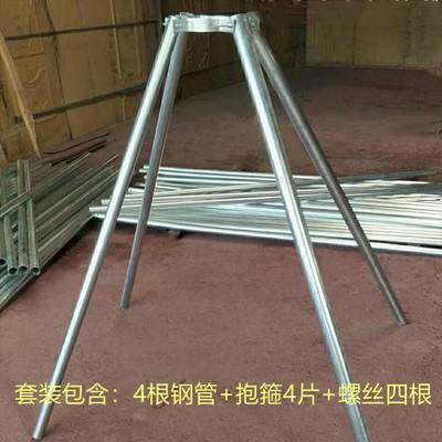 原色树木固定木棍园林绿化金属支撑杆大树支架抱箍绿色树木支撑i.