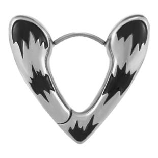 【于文文同款】BLACKHEAD/黑头朋克蛾花纹耳环个性简约原创设计女