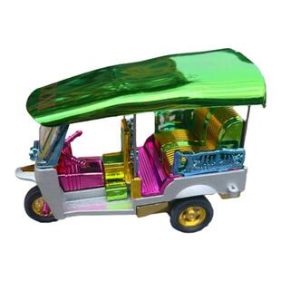 泰国仿真玩具嘟嘟车儿童礼物模型旅游纪念品载客三轮彩色家居摆件