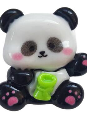 卡通熊猫鞋带扣儿童鞋带配饰挂件