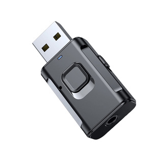 蓝牙音频发射器5.0立体声接收器USB台式电脑PC免驱动苹果耳机适用