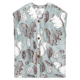 niko and ...防寒系列马甲2025冬季新款日系童趣动物马甲588055