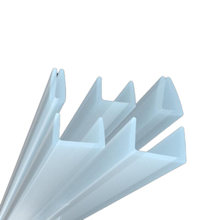 硅胶U型透明包边条耐高温防撞卡槽密封条钢板玻璃边缘封口软胶条