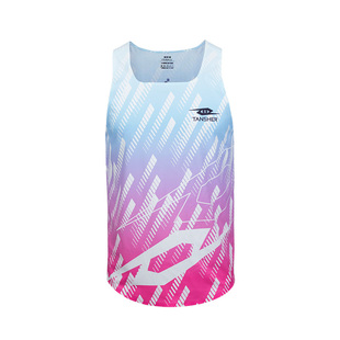 弹射者运动背心夏高弹速干专业男士跑步健身田径训练马拉松比赛服