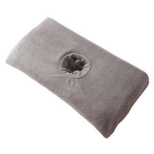 洞巾美容院毛巾带洞铺床巾专用趴巾推拿枕巾理疗按摩床垫脸巾定制