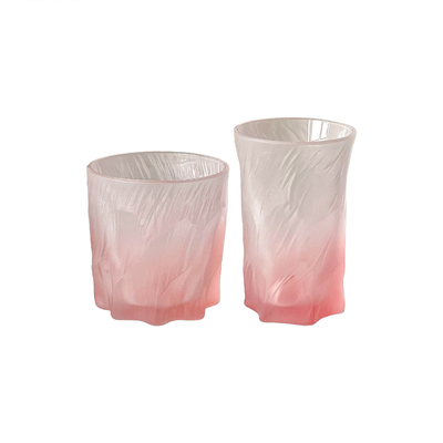 JOJO'SLIFEPD粉色玻璃水杯家用