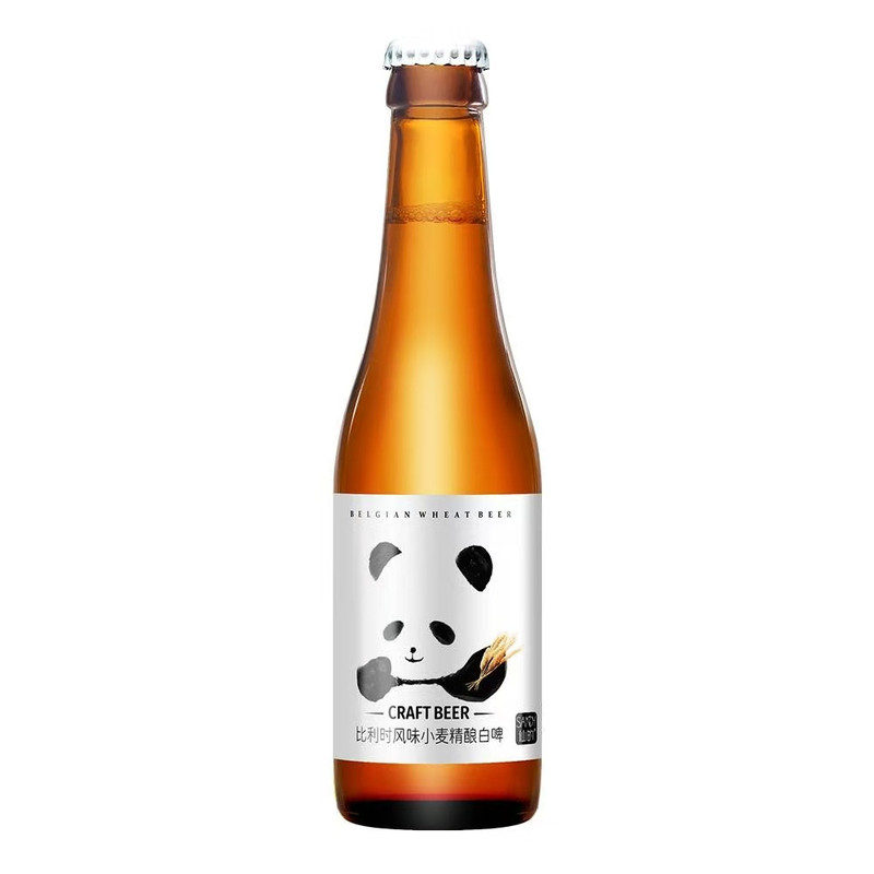 【仙的熊猫】精酿啤酒草莓百香果比利时小麦低度微醺啤酒整箱