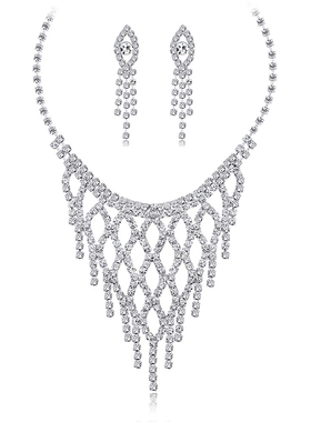 皇冠年会婚礼结婚婚纱配饰项链