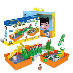 电学小子电子积木水能动力科学实验套装560泡泡喷泉电动儿童玩具