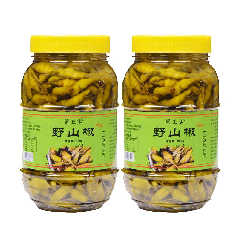 广西野山椒泡椒特产小米椒酸辣指天椒朝天椒商用小米辣酱菜下饭菜