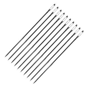 装订针10厘米会计凭证手工穿线针加长大眼孔财务档案记账凭证手动衣服缝补衣被子缝衣针专用装订线绳粗钢