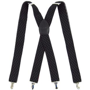 男士西装西裤松紧背带老年人裤子男式夹吊带成人吊带防滑吊裤带潮