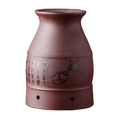 艾灸罐双层紫砂聚热防烫好灸效