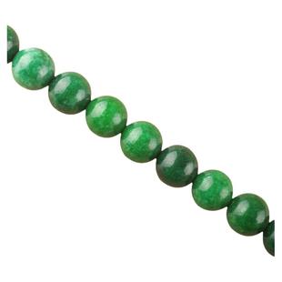 干青绿玉髓圆珠 散珠子圆珠玉髓手链项链绿玉髓翡翠diy串珠材料