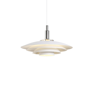 爱多辉餐厅吊灯北欧现代简约吧台长条灯长盘餐桌PH5极简飞碟吊灯