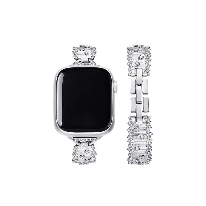 ZEGL设计师适用applewatch苹果手表带秋冬iwatch手链女轻奢手表链